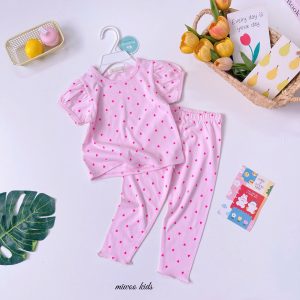 Bộ áo quần cộc trắng họa tiết hoa hồng đỏ 3 15 z7872821868196 2784990995ebe64e8942e1a6f5704ec3